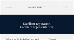 Desktop Screenshot of farhatandstory.com